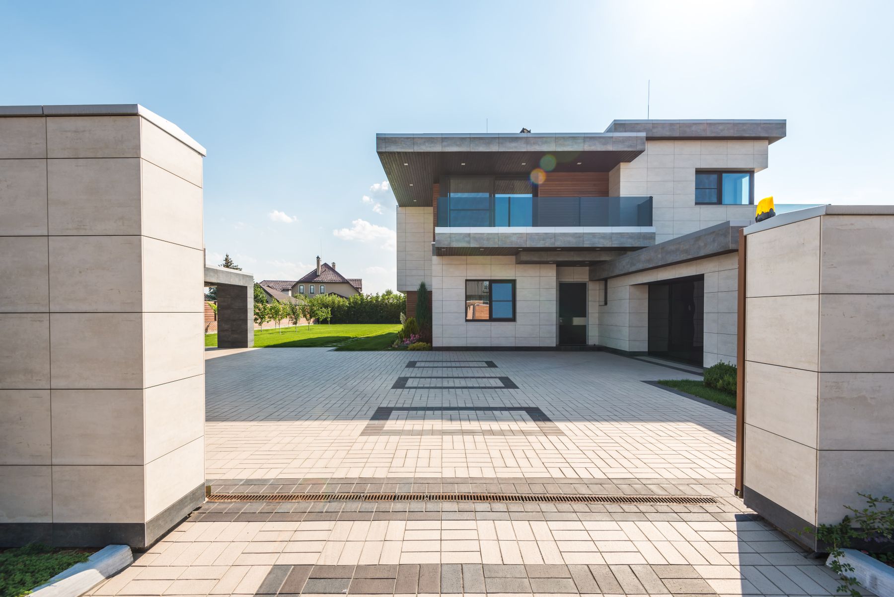 Modern family home on a quiet street